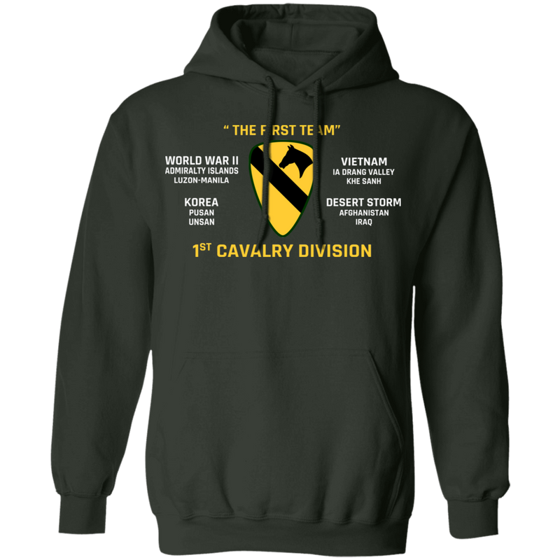 THE FIRST TEAM 1ST CAVALRY DIVISION SHIRT