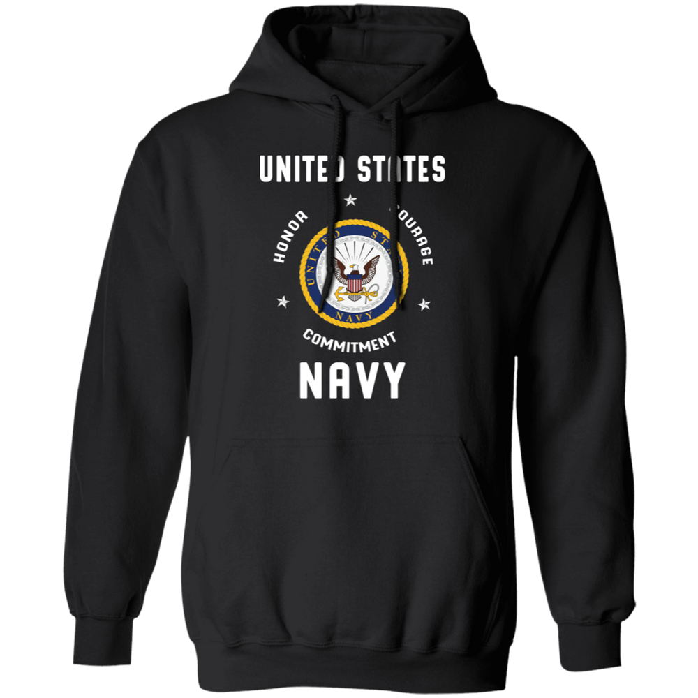 USN HONOR COURAGE COMMITMENT SHIRT