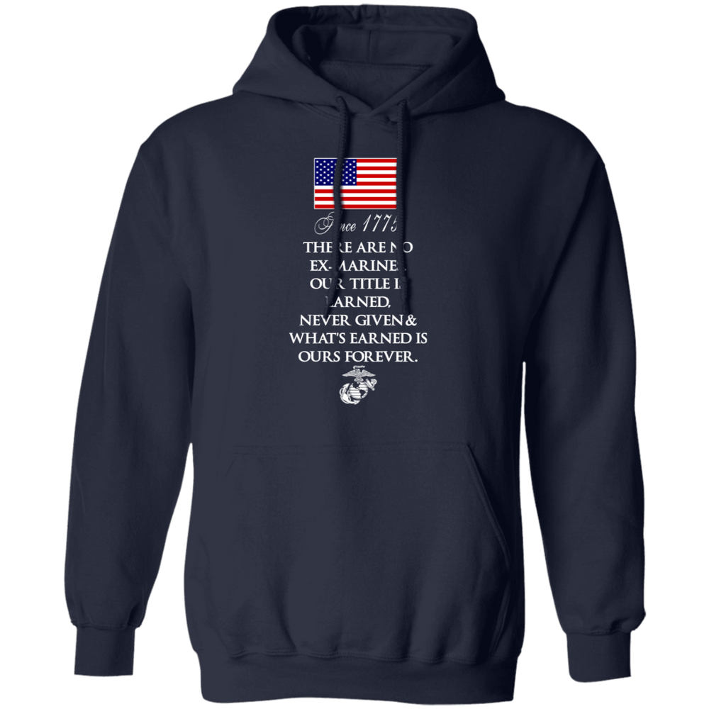 THERE'RE NO EX-MARINES SHIRT