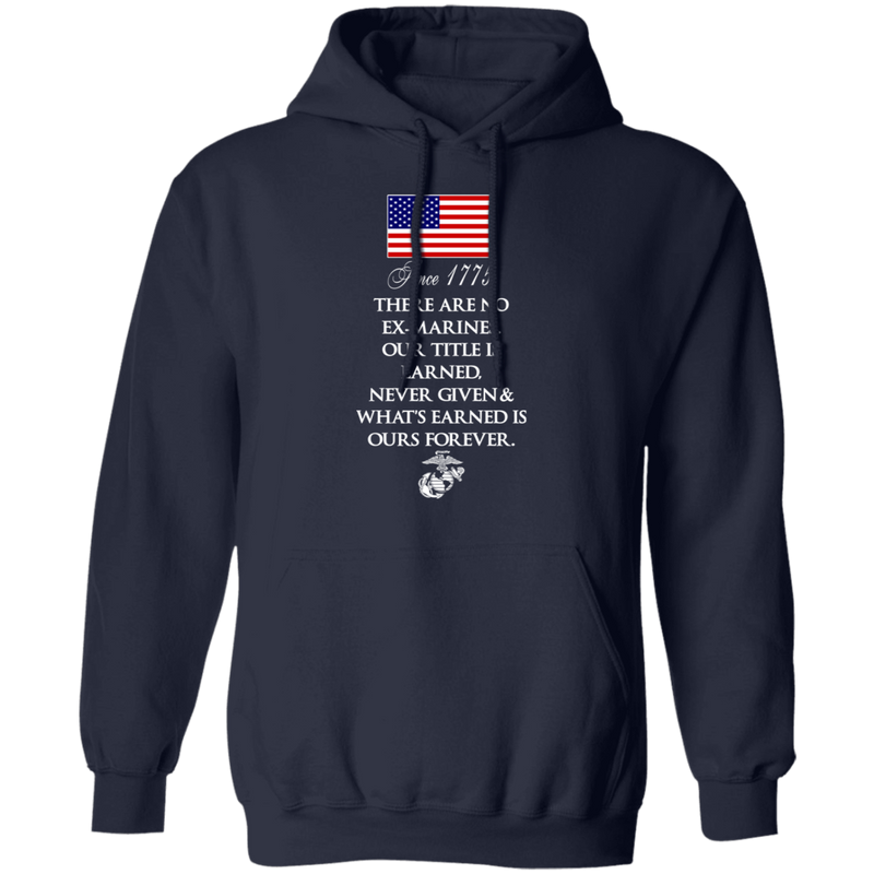 THERE'RE NO EX-MARINES SHIRT