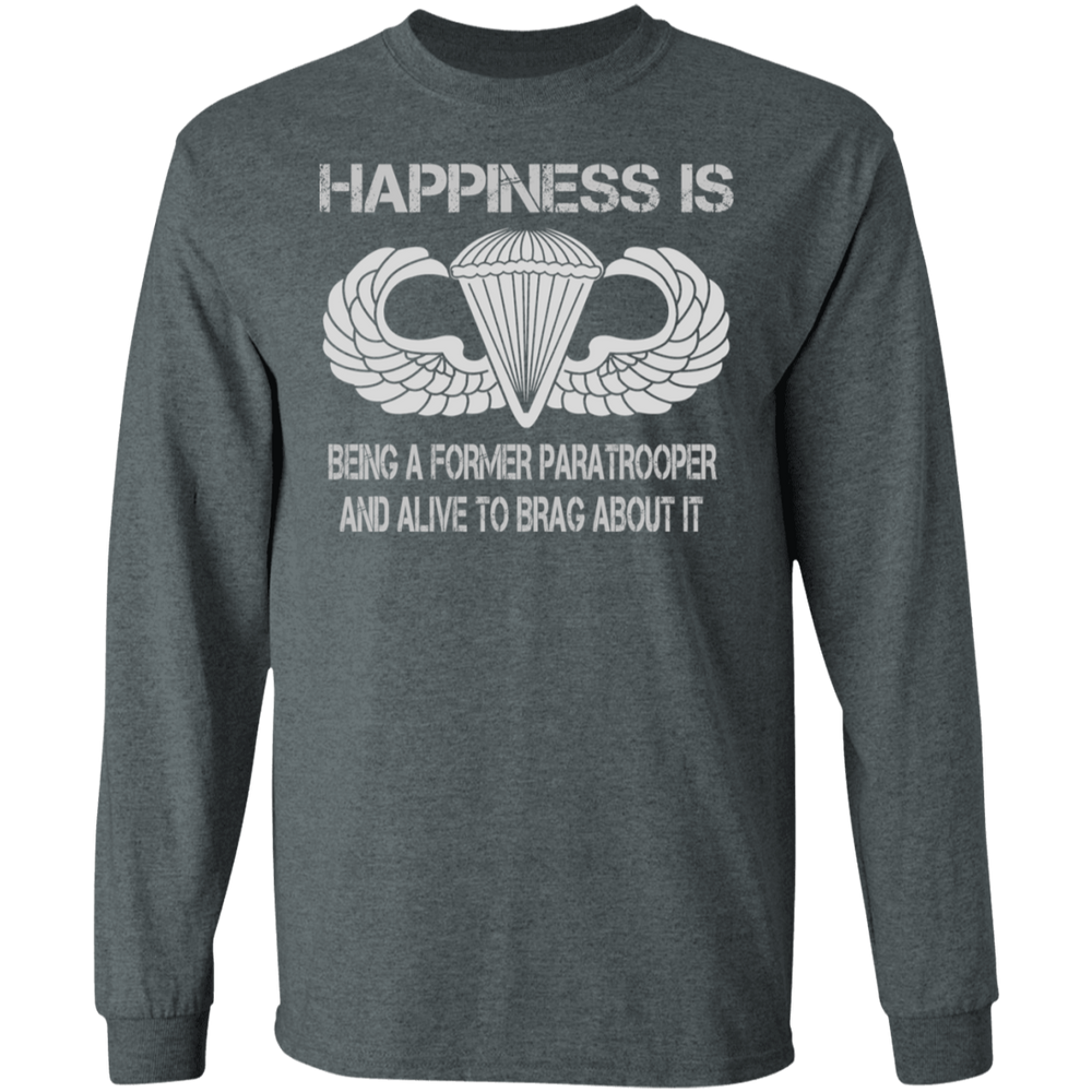 HAPPINESS IS BASIC PARACHUTIST SHIRT