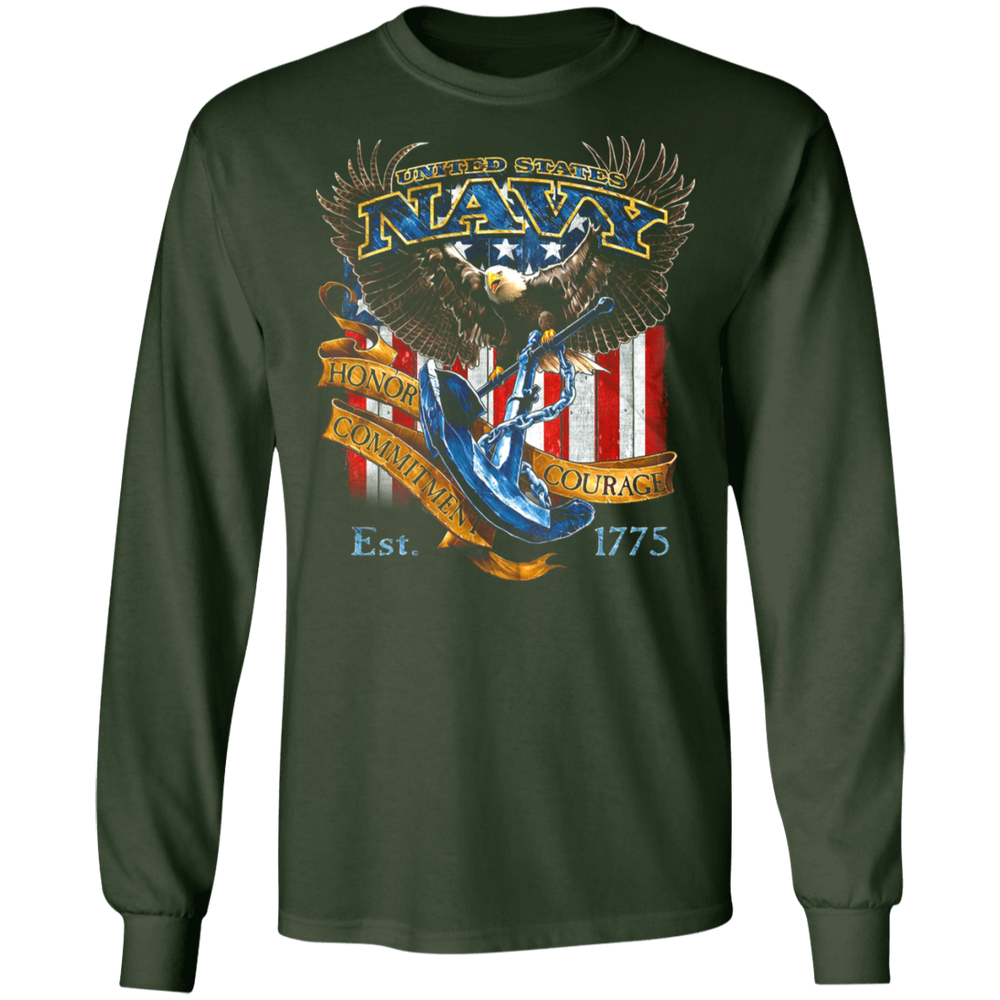US NAVY EST 1775 SHIRT