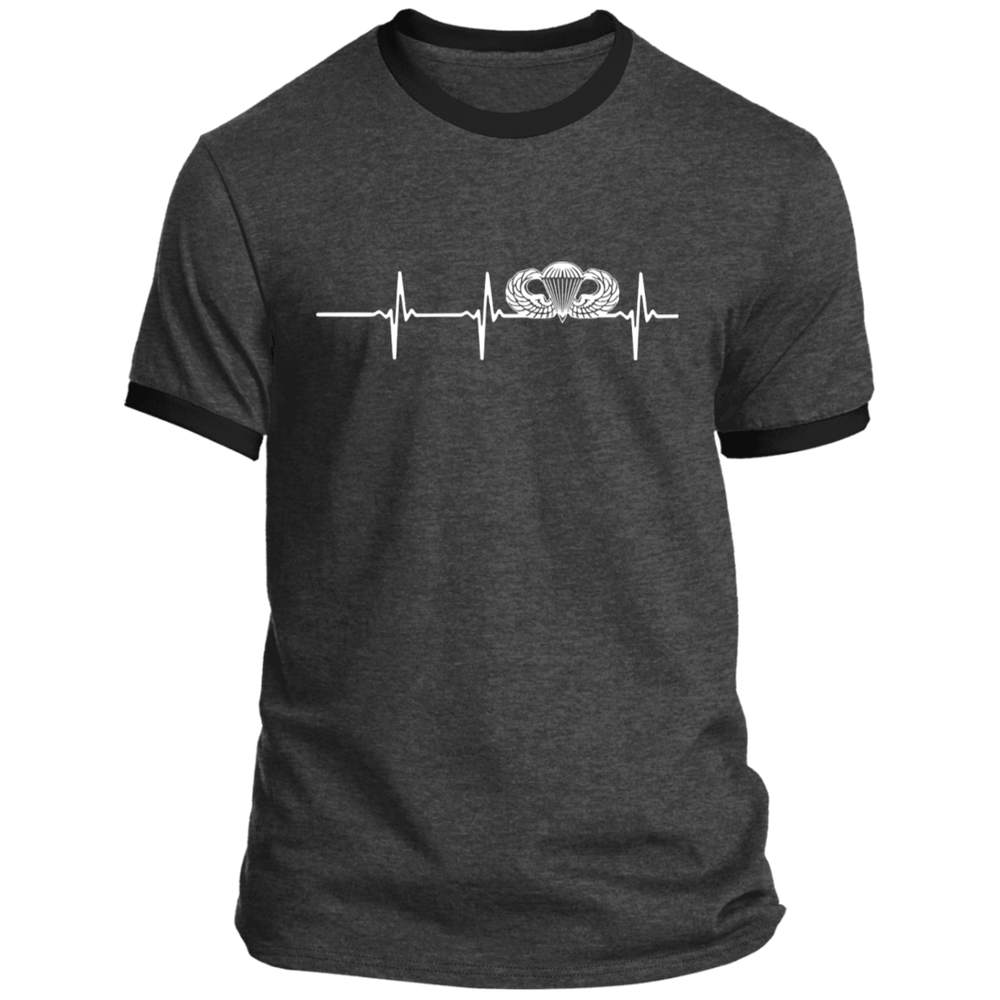 Basic Parachutist Badge Heartbeat Shirt
