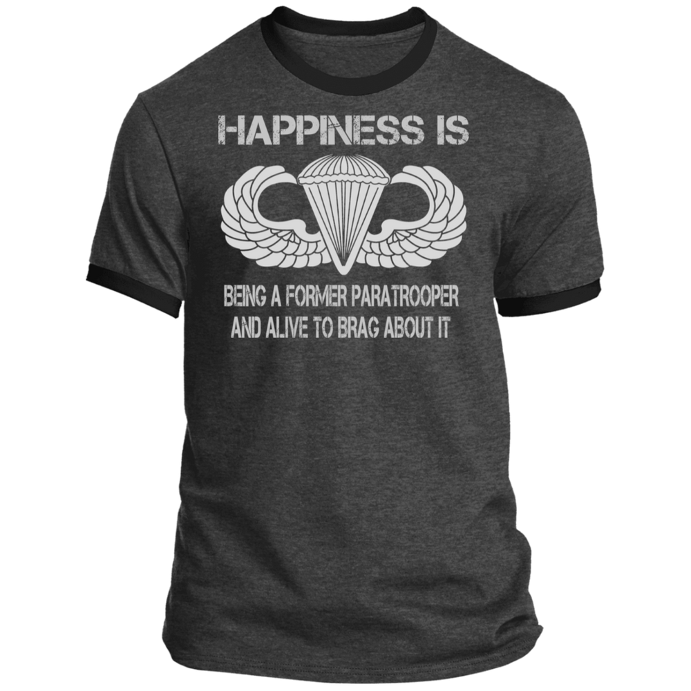 HAPPINESS IS BASIC PARACHUTIST SHIRT
