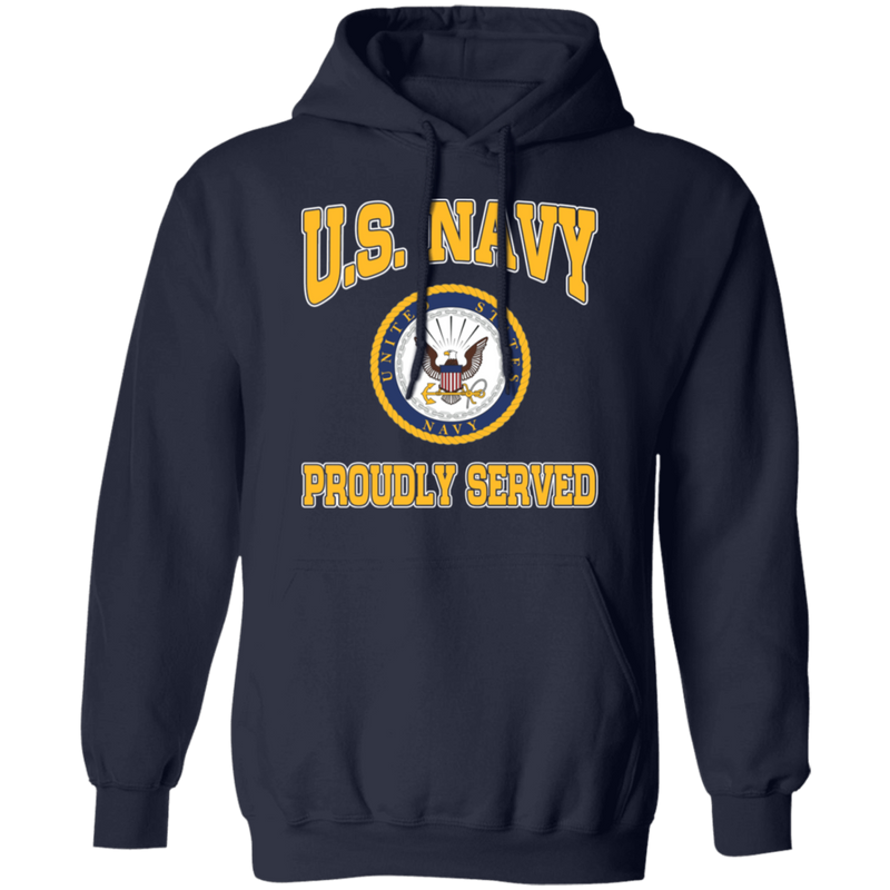 USN LOGO PROUDLY SERVED SHIRT