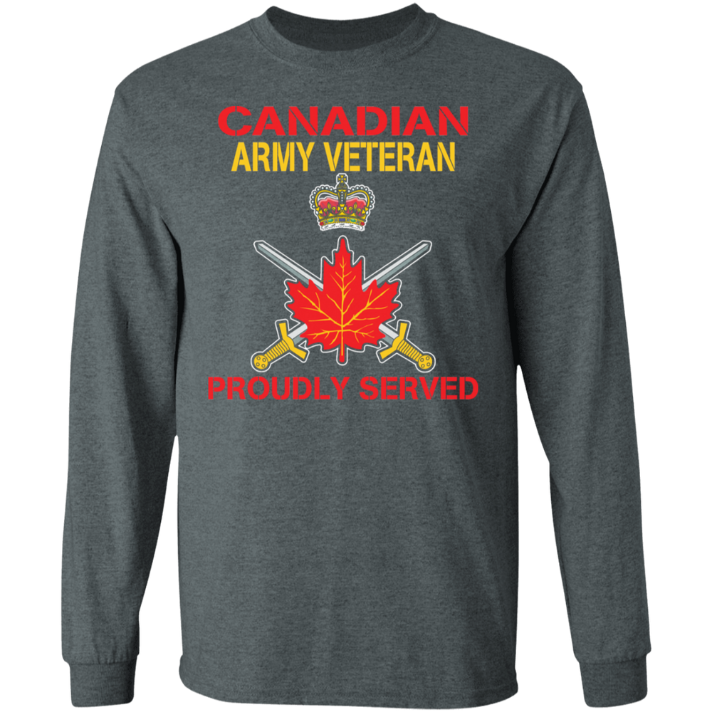 CANADIAN ARMY PROUDLY SERVED SHIRT