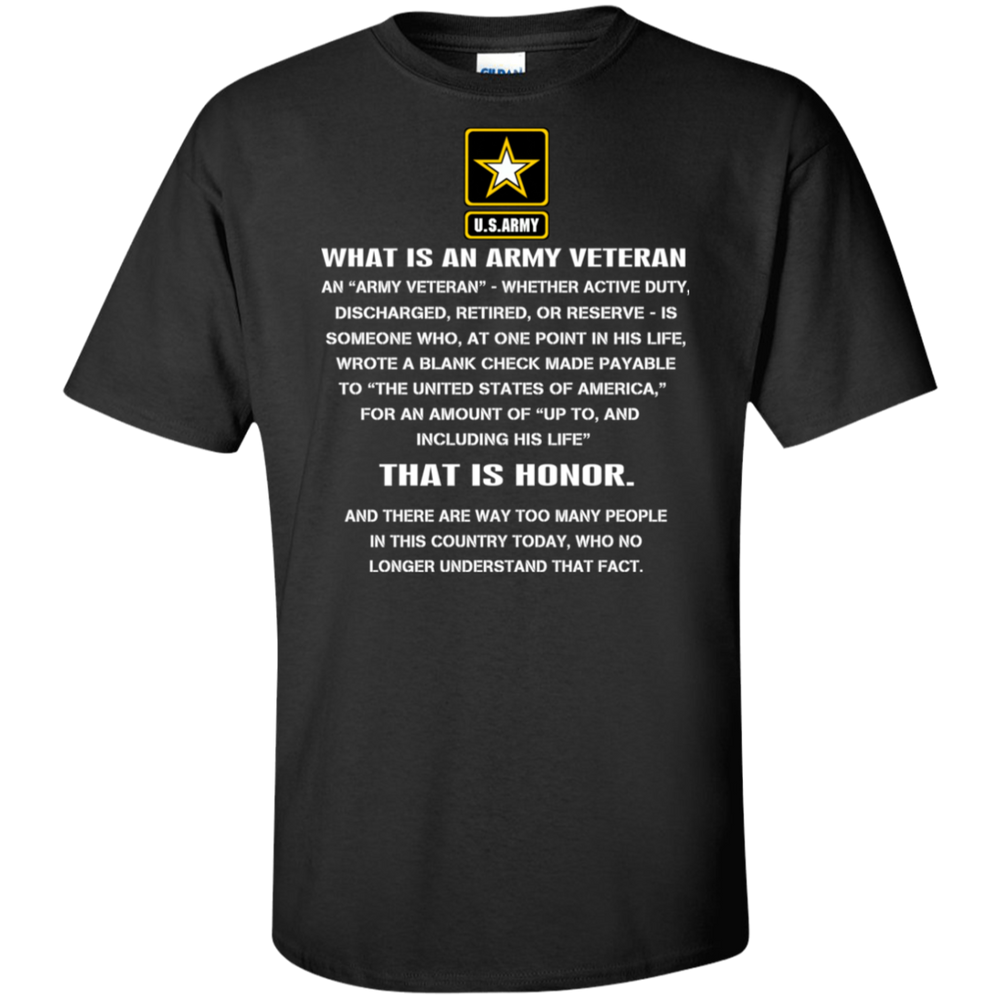 WHAT IS AN ARMY VETERAN SHIRT