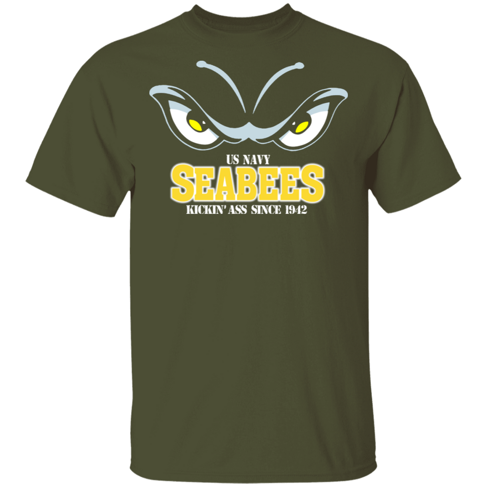 US NAVY SEABEES KICKIN' ASS SINCE 1942 SHIRT