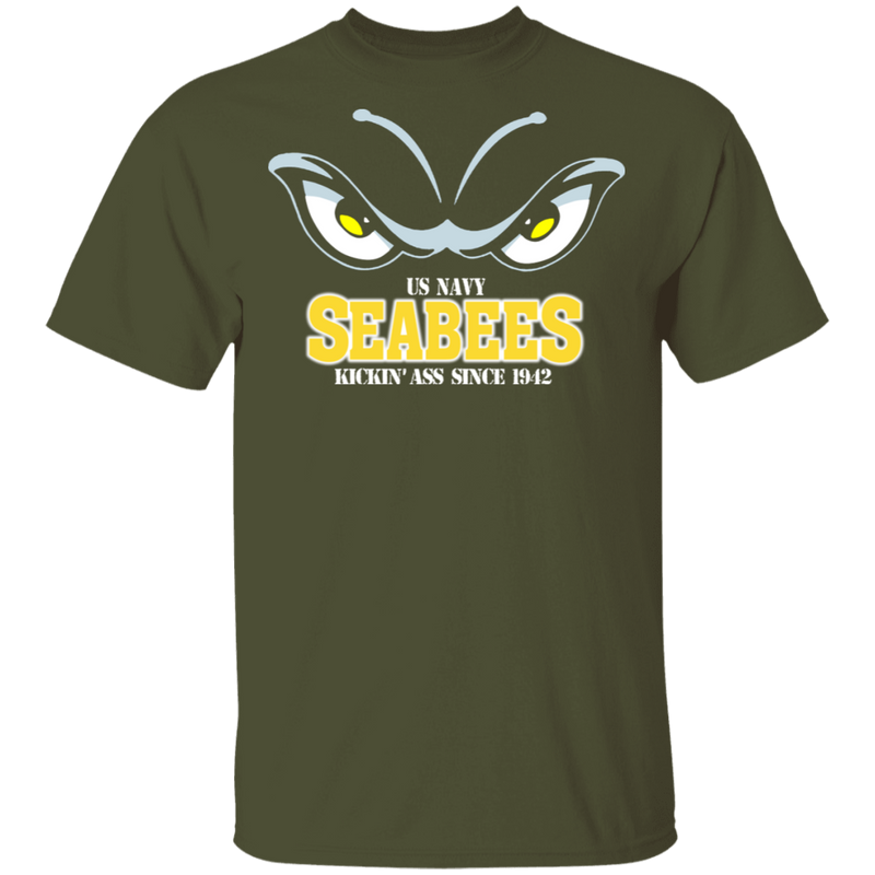 US NAVY SEABEES KICKIN' ASS SINCE 1942 SHIRT