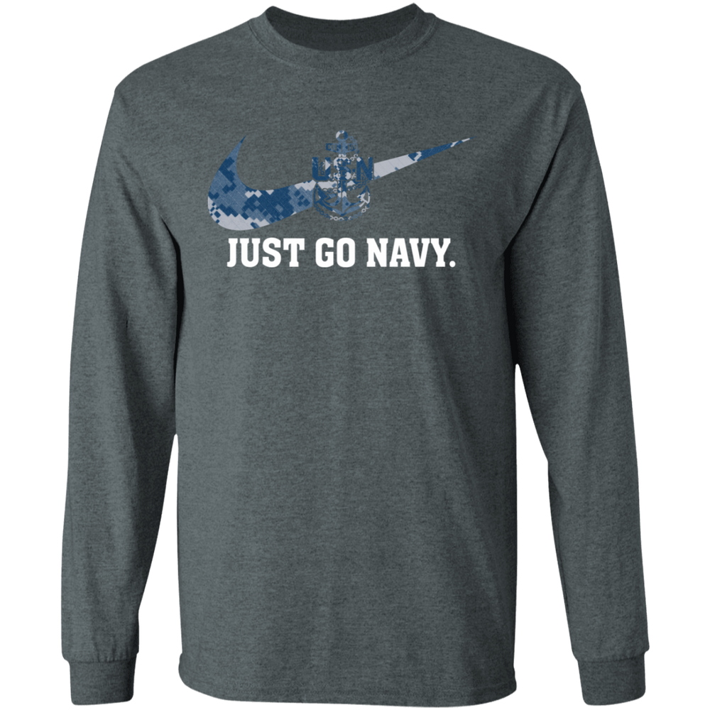 JUST GO NAVY SHIRT