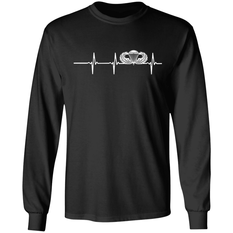 Basic Parachutist Badge Heartbeat Shirt