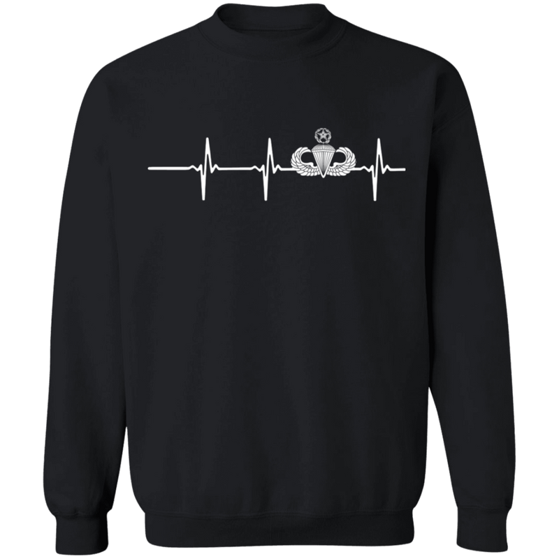 Master Parachutist Badge Heartbeat Shirt