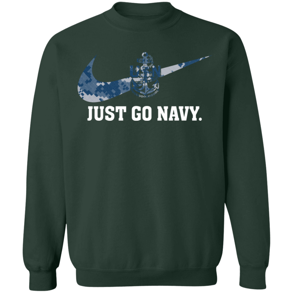 JUST GO NAVY SHIRT