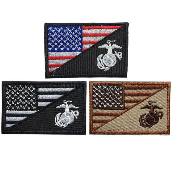 Marine Corps USMC Morale Patch Tactical Emblem Badges Embroidery