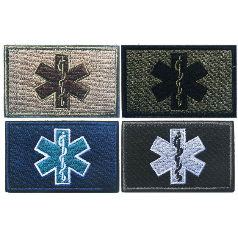 Emergency Medical Technician PARAMEDIC EMT Embroidered Patches Military Tactical Armband Hook&Loop Badge
