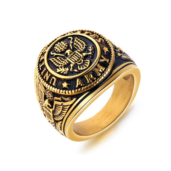 United States Army Eagle Ring Stainless Steel FL632
