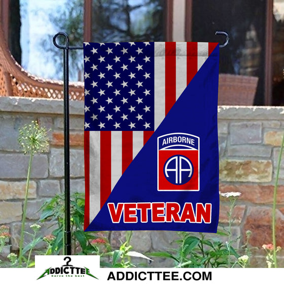 82nd Airborne Division Veteran Garden Flag