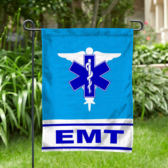 EMT Garden Flag