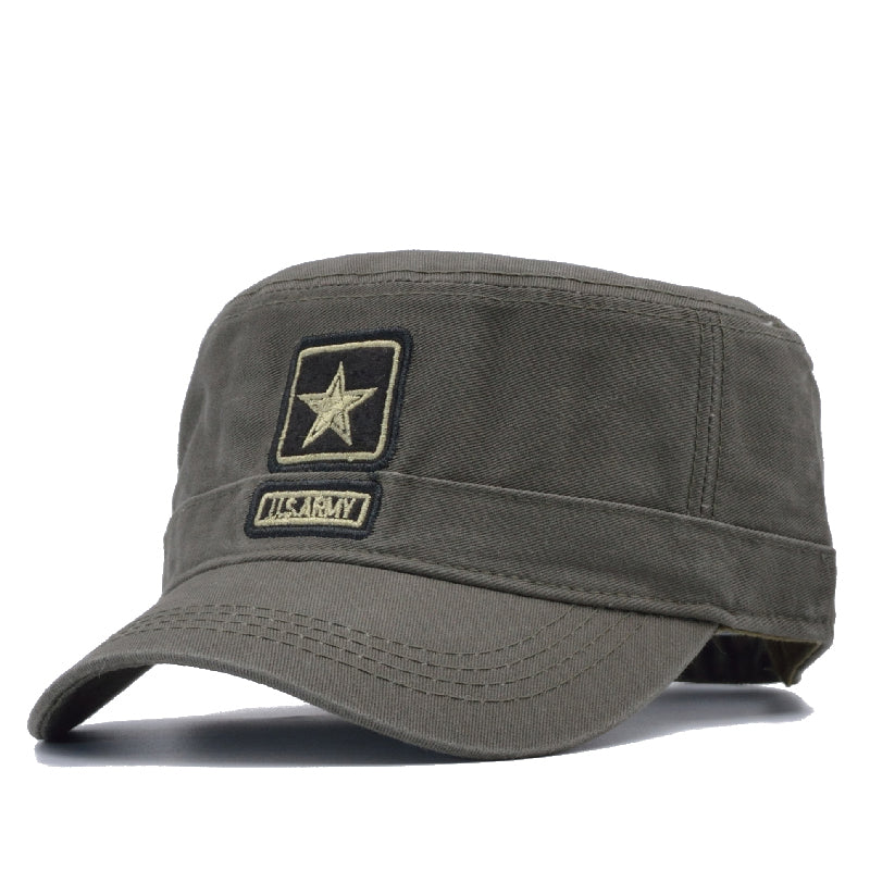 New Camo Flat Cap US Army Cap Men Baseball Cap