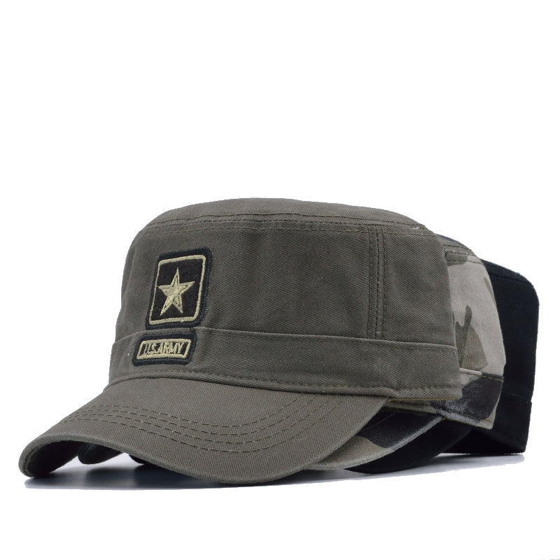 New Camo Flat Cap US Army Cap Men Baseball Cap