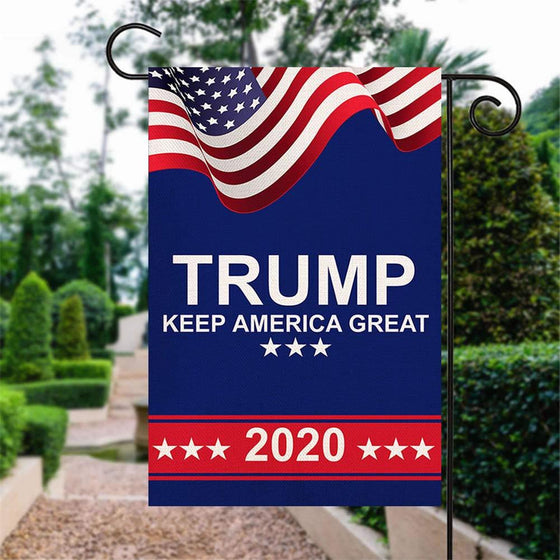 Keep America Great Again 2020 Flag Double Sided Garden Flag