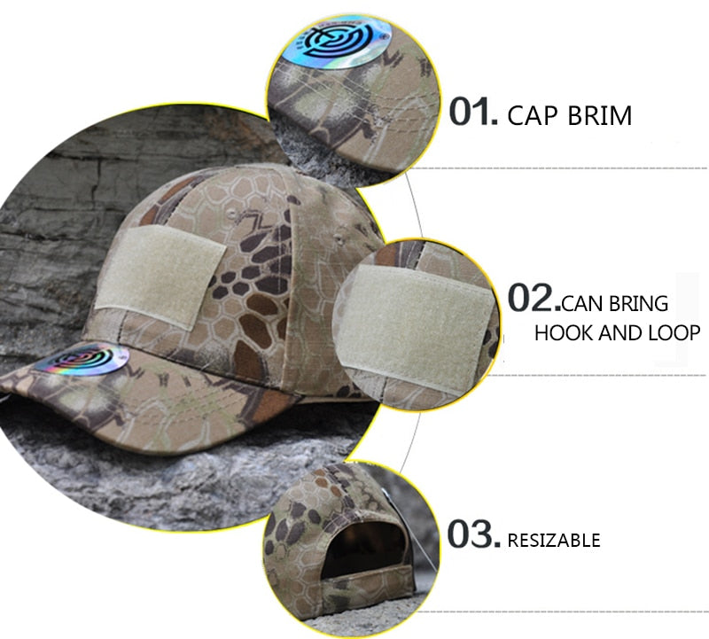 Army Outdoor Sport Caps Camouflage Hat Baseball Cap