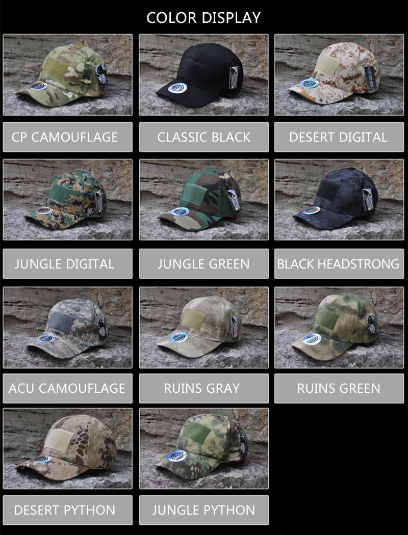 Army Outdoor Sport Caps Camouflage Hat Baseball Cap