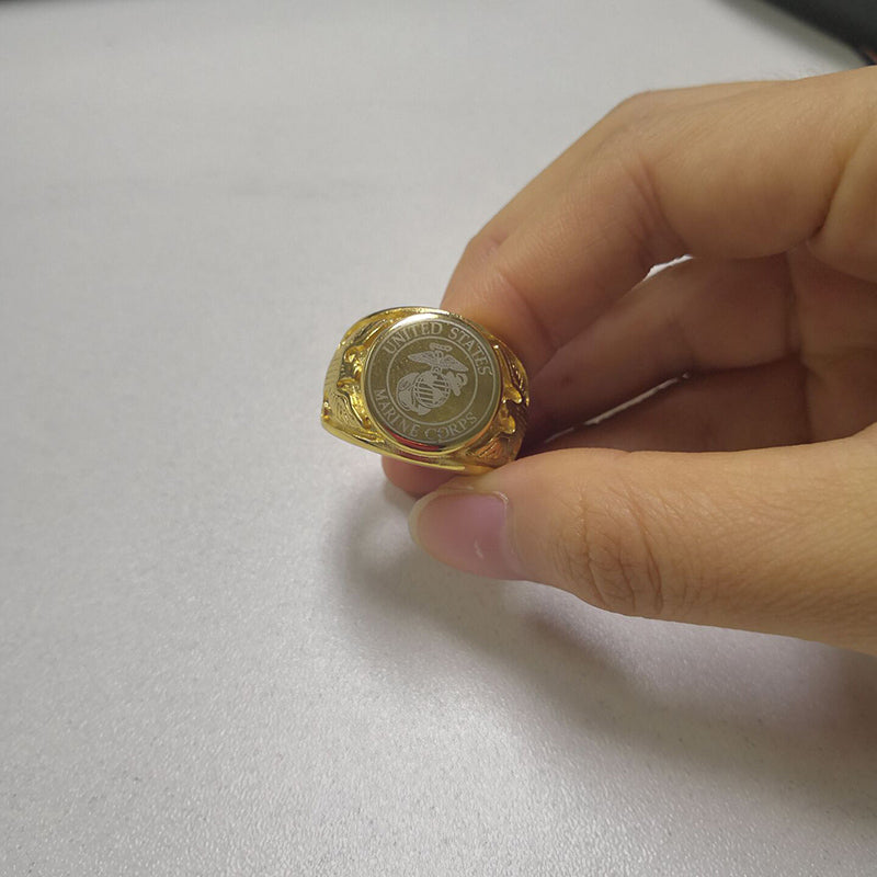 United States Marine Corps US ARMY Air Force Men Rings