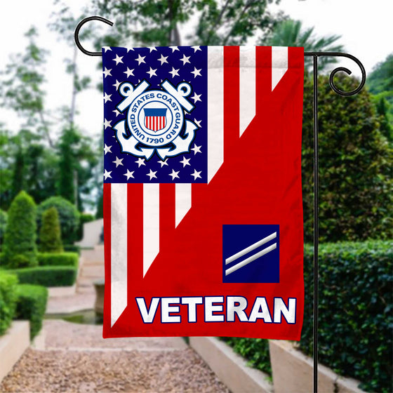 Coast Guard Ranks Veteran Garden Flag