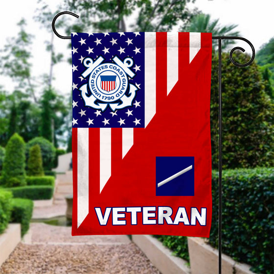 Coast Guard Ranks Veteran Garden Flag
