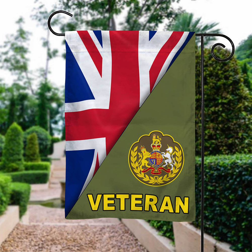 British Army Enlisted Veteran Garden Flag Double-sided Print