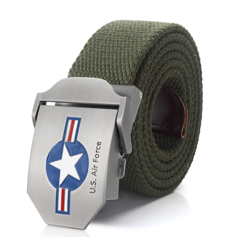 US Air Force Belt Metal buckle jeans waist belt Army tactical belts for Men strap male