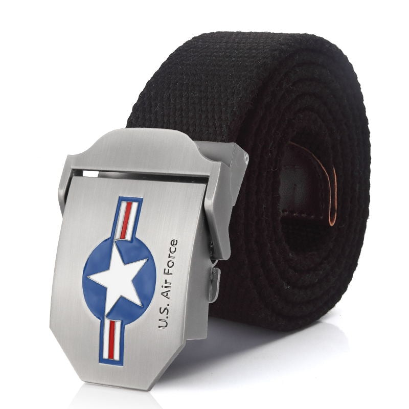 US Air Force Belt Metal buckle jeans waist belt Army tactical belts for Men strap male
