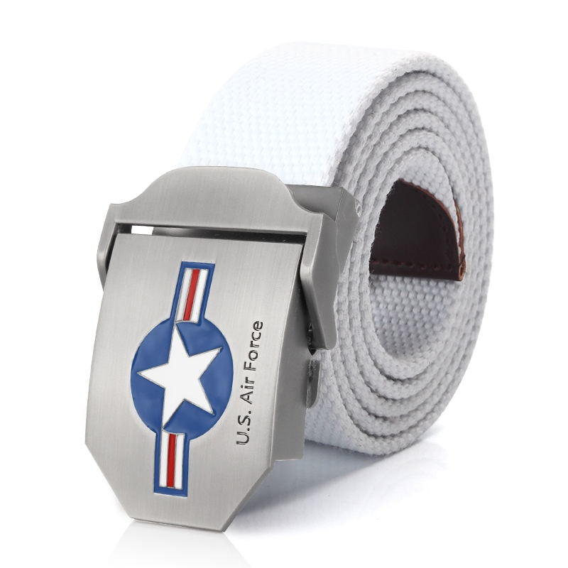 US Air Force Belt Metal buckle jeans waist belt Army tactical belts for Men strap male