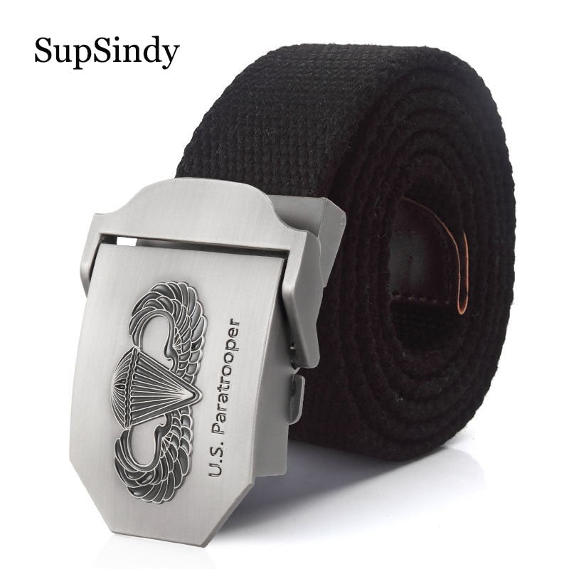 US paratrooper Metal buckle jeans belt Army tactical belts for Men strap male