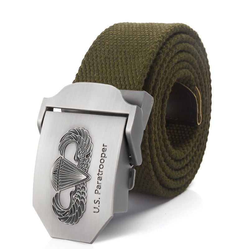 US paratrooper Metal buckle jeans belt Army tactical belts for Men strap male