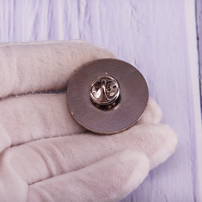 U.S. Army Veteran Pin Metal Button Brooch