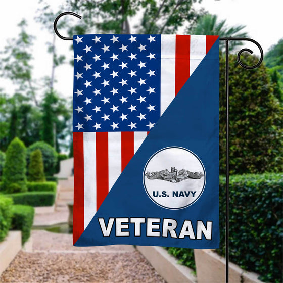 US Submarine Veteran Garden Flag Double-sided Print