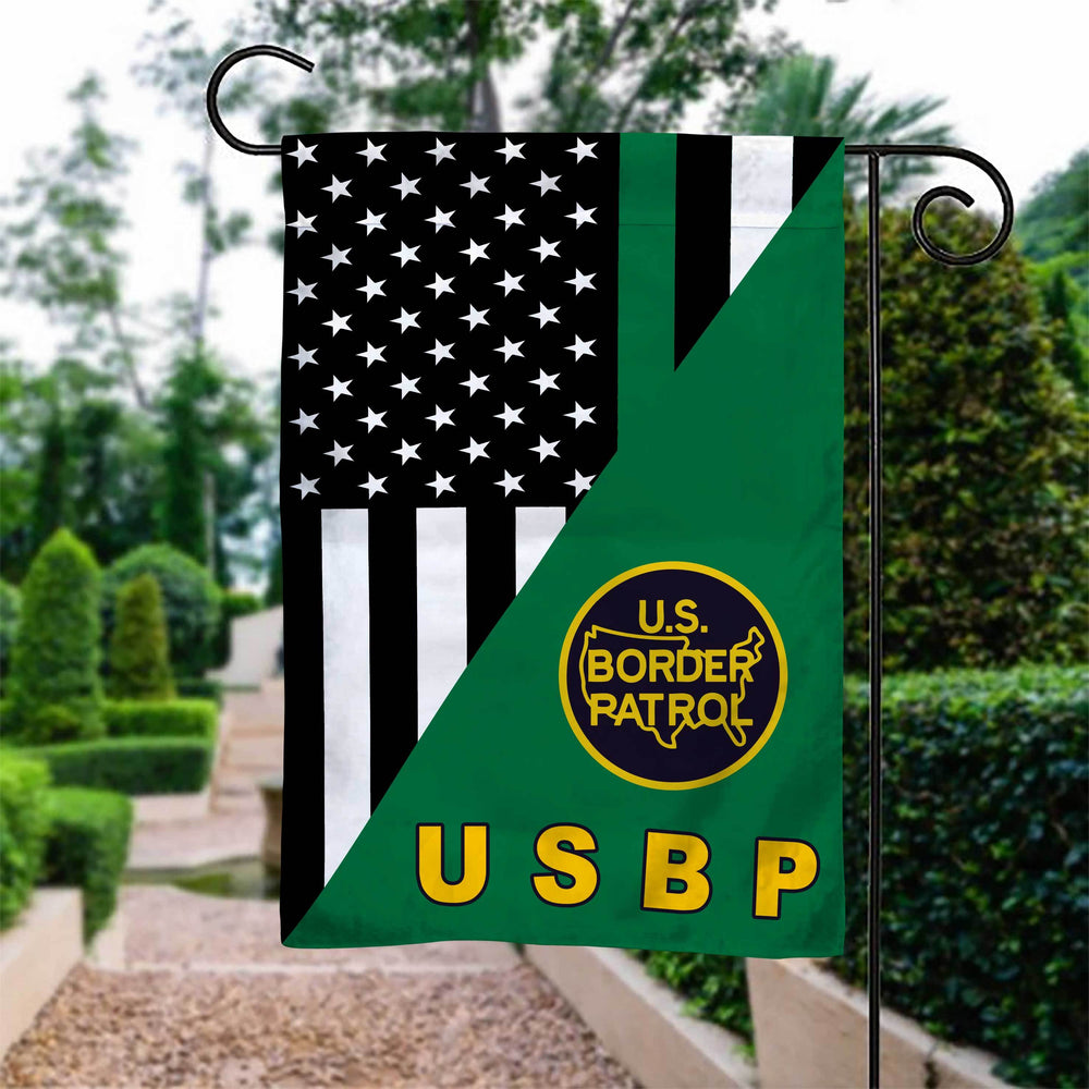 U.S Border Patrol Garden Flag Double-sided Print