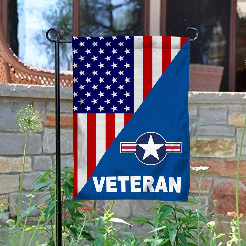 US AIR FORCE VETERAN GARDEN FLAG
