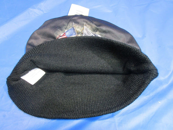 Black United States Army "This We'll Defend" Sublimated Knit Cuffless Beanie