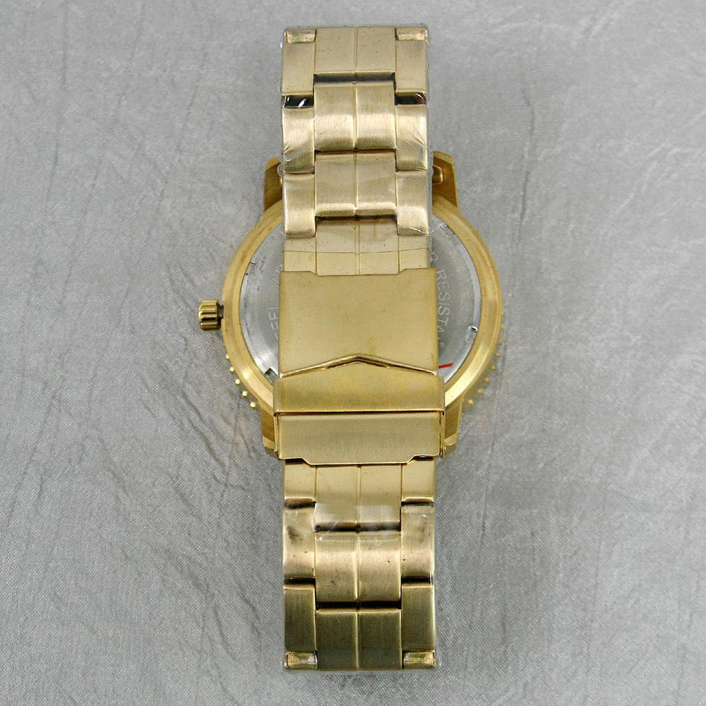 GLORITEES ARMY STAINLESS STEEL GOLD WATCH