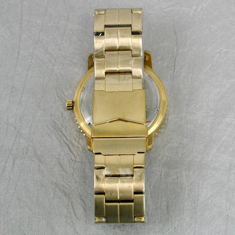 GLORITEES ARMY STAINLESS STEEL GOLD WATCH