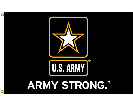 3x5' US Army Strong Flag Digital Printed Banner