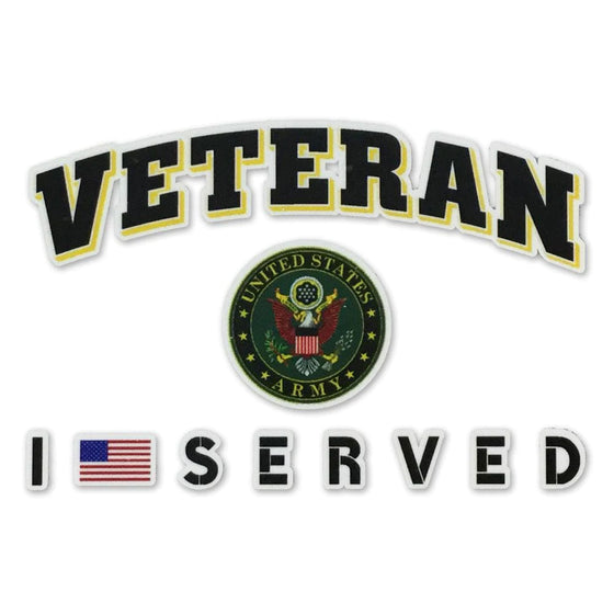 ARMY VETERAN I SERVED DECAL