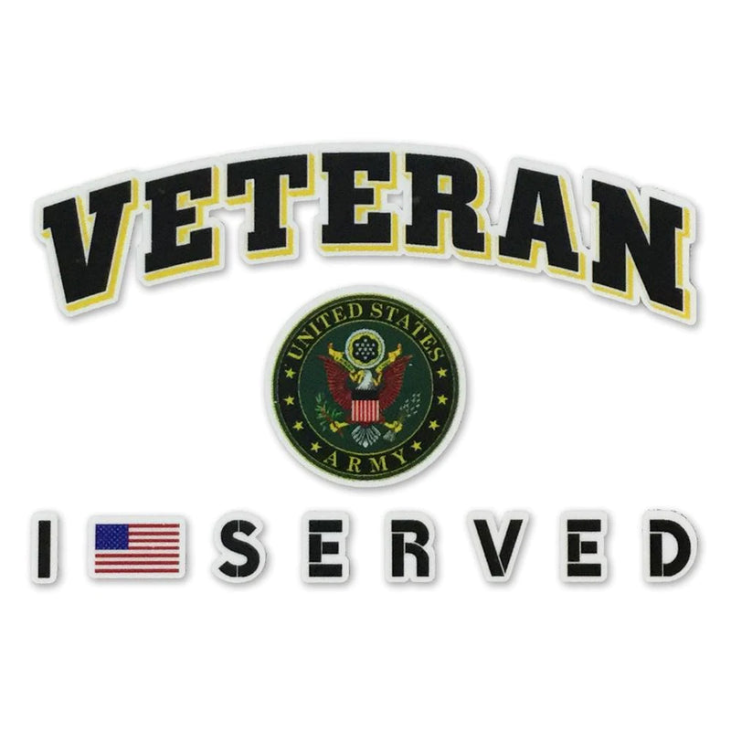 ARMY VETERAN I SERVED DECAL