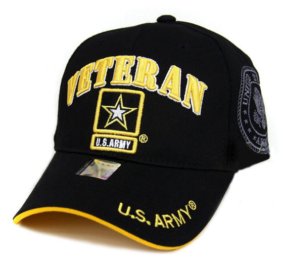 U.S. ARMY hat ARMY STRONG VETERAN Military Licensed Baseball Cap