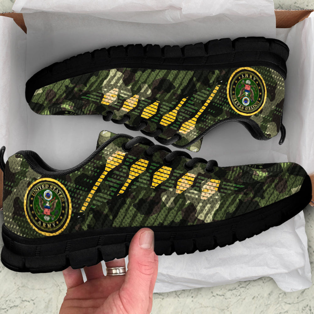 US Army Sport Camo Running Shoes