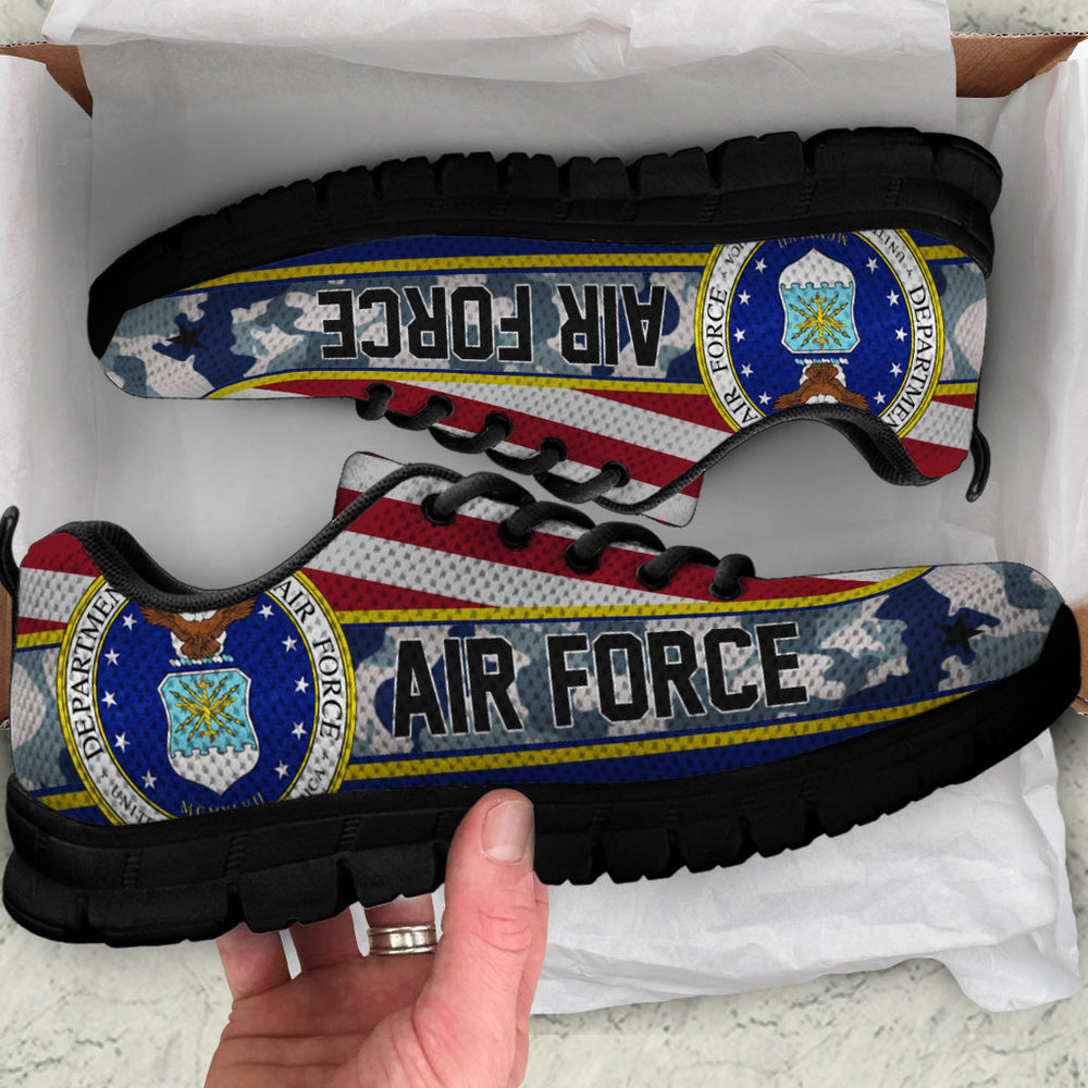 US Air Force Flag Camo Sneakers Running Shoes