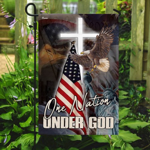 One Nation Under God American Garden Flag Double-sided Print